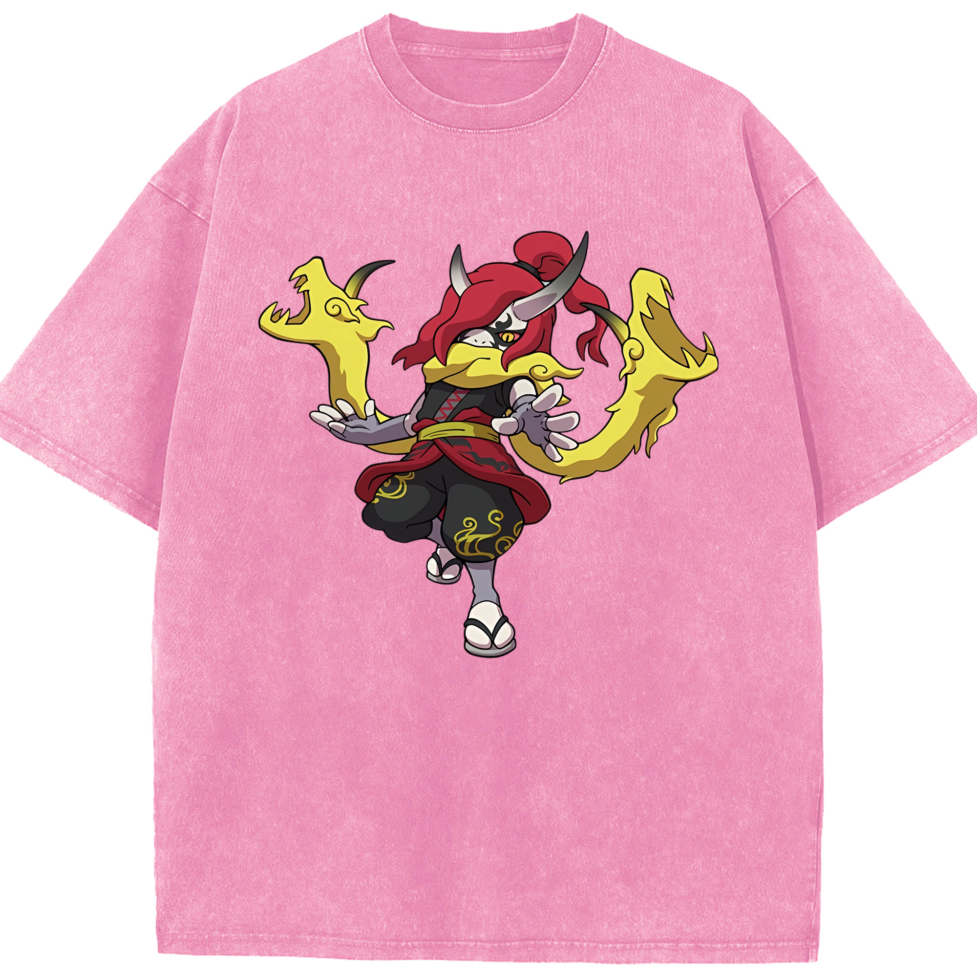 （画像用） 妖怪ウォッチ Yo-kai Watch 綿100% ヴィンテージ風 半袖Tシャツ（フロントプリント）